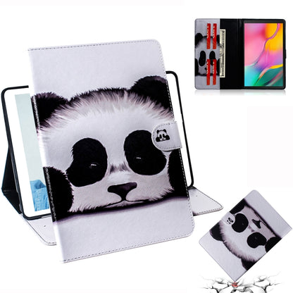 Panda Pattern Horizontal Flip Leather Case for Galaxy Tab A 10.1 (2019) T510 / T515, with Holder & Card Slot & Wallet by bashfashion