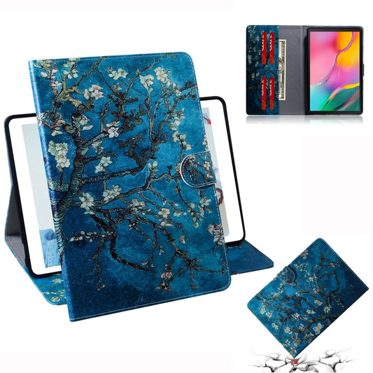 Apricot Blossom Pattern Horizontal Flip Leather Case for Galaxy Tab A 10.1 (2019) T510 / T515, with Holder & Card Slot & Wallet by bashfashion