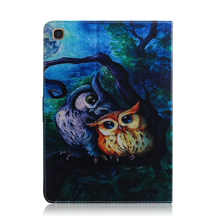 Oil Owl Pattern Horizontal Flip Leather Case for Galaxy Tab A 10.1 (2019) T510 / T515, with Holder & Card Slot & Wallet by bashfashion