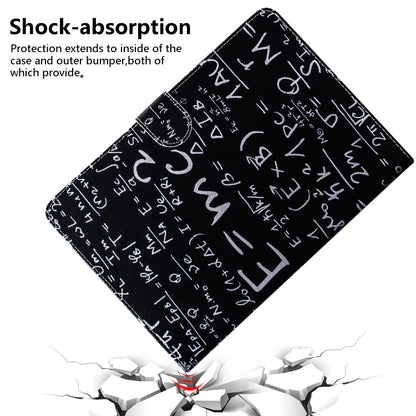 Formula Pattern Horizontal Flip Leather Case for Galaxy Tab S5E T720 / T725, with Holder & Card Slot & Wallet by bashfashion