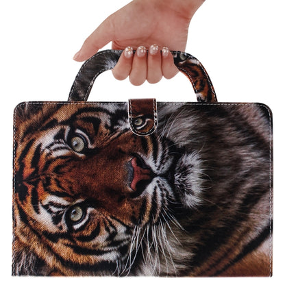 Tiger Pattern Horizontal Flip Leather Case for Galaxy Tab S5E 10.5 T720 / T725, with Holder & Card Slot & Wallet by bashfashion