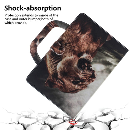 Lion Pattern Horizontal Flip Leather Case for Galaxy Tab S5E 10.5 T720 / T725, with Holder & Card Slot & Wallet by bashfashion