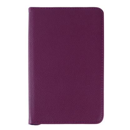 Litchi Texture Rotating ClassicBusiness Horizontal Flip Leather Case for Galaxy Tab A 8.0 T387, with Holder(Purple) by bashfashion