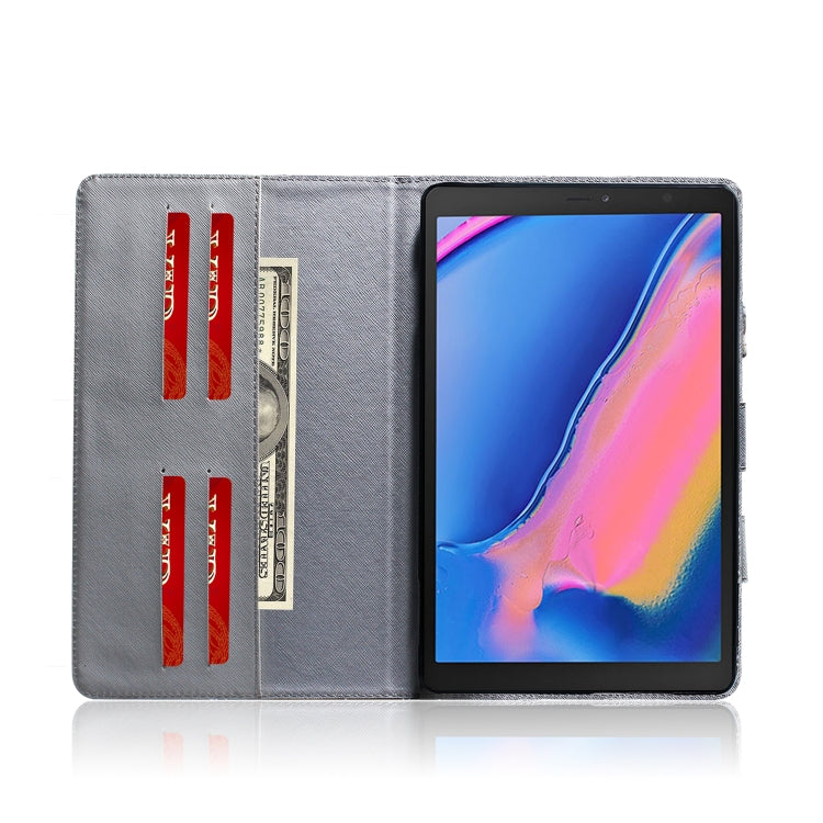 Fashion Dog Pattern Horizontal Flip Leather Case for Galaxy Tab A 8 (2019) / P200 / P205, with Holder & Card Slot & Wallet by bashfashion