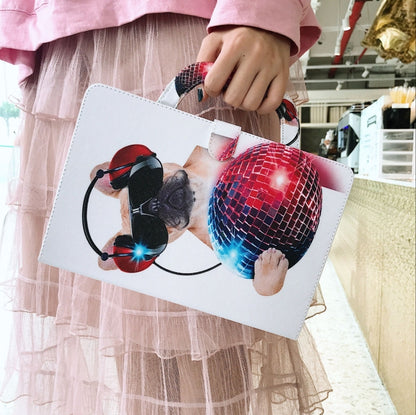 Fashion Dog Pattern Horizontal Flip Leather Case for Galaxy Tab A 8 (2019) / P200 / P205, with Holder & Card Slot & Wallet by bashfashion