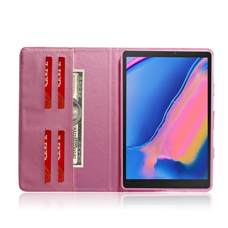 Magnolia Pattern Horizontal Flip Leather Case for Galaxy Tab A 8 (2019) / P200 / P205, with Holder & Card Slot & Wallet by bashfashion
