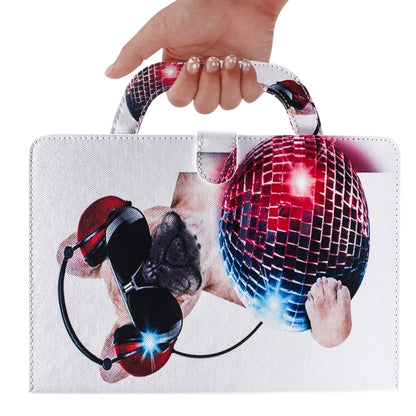 Fashion Dog Pattern Horizontal Flip Leather Case for Galaxy Tab A 10.1 (2019) T510 / T515, with Holder & Card Slot & Wallet by bashfashion