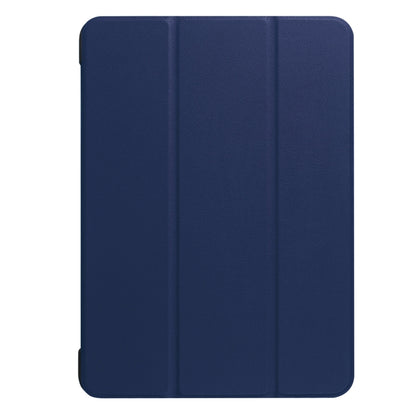 For Galaxy Tab S3 9.7 inch T820 / T825 Custer Texture Horizontal Flip Leather Case with 3-folding Holder(Dark Blue) by bashfashion