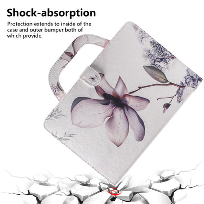 Magnolia Pattern Horizontal Flip Leather Case for Galaxy Tab A 10.1 (2019) T510 / T515, with Holder & Card Slot & Wallet by bashfashion