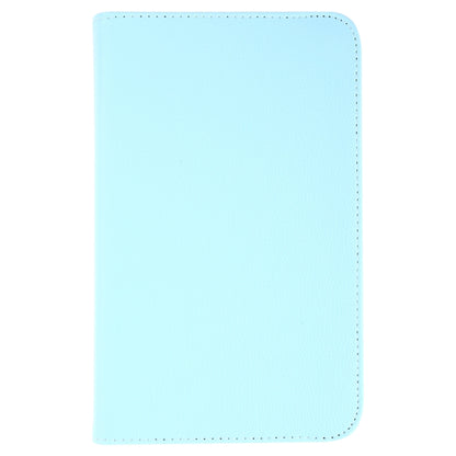Litchi Texture Horizontal Flip 360 Degrees Rotation Leather Case for Galaxy Tab A 8 (2019) / P200 / P205, with Holder (Sky Blue) by bashfashion