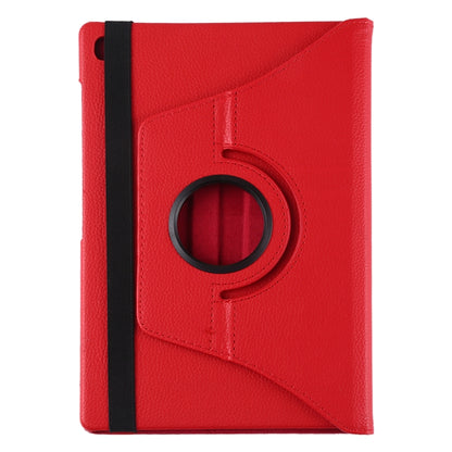 Litchi Texture Horizontal Flip 360 Degrees Rotation Leather Case for Galaxy Tab S5e 10.5 T720 / T725, with Holder (Red) by bashfashion