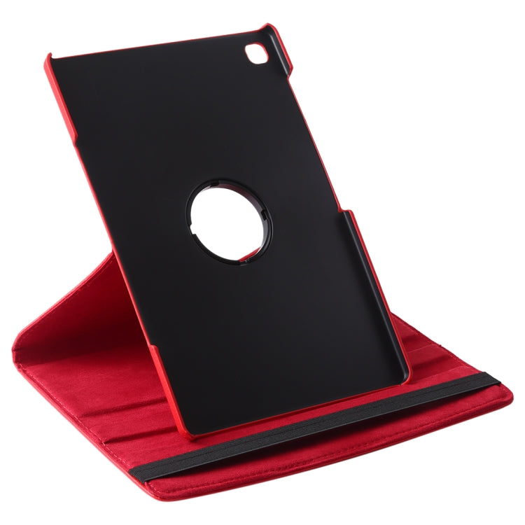 Litchi Texture Horizontal Flip 360 Degrees Rotation Leather Case for Galaxy Tab S5e 10.5 T720 / T725, with Holder (Red) by bashfashion