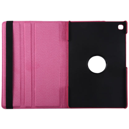 Litchi Texture Horizontal Flip 360 Degrees Rotation Leather Case for Galaxy Tab S5e 10.5 T720 / T725, with Holder(Magenta) by bashfashion