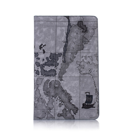 Map Texture Horizontal Flip Leather Case for Galaxy Tab A 10.1 (2019) T510 / T515, with Holder & Card Slots & Wallet, Random Texture Delivery by bashfashion