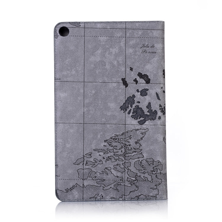 Map Texture Horizontal Flip Leather Case for Galaxy Tab A 10.1 (2019) T510 / T515, with Holder & Card Slots & Wallet, Random Texture Delivery by bashfashion