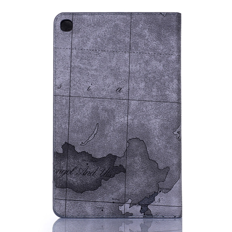 Map Texture Horizontal Flip Leather Case for Galaxy Tab A 8 (2019) P200 / P205, with Holder & Card Slots & Wallet, Random Texture Delivery by bashfashion