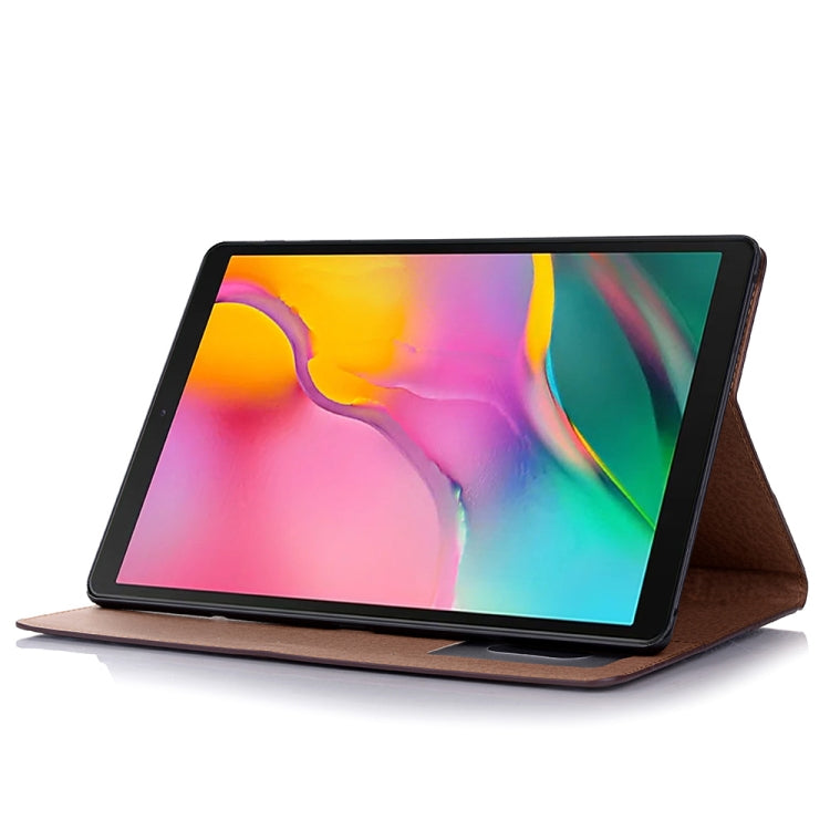Retro Book Style Horizontal Flip Leather Case for Galaxy Tab S5e 10.5 T720 / T725, with Holder & Card Slots & Wallet (Coffee) by bashfashion