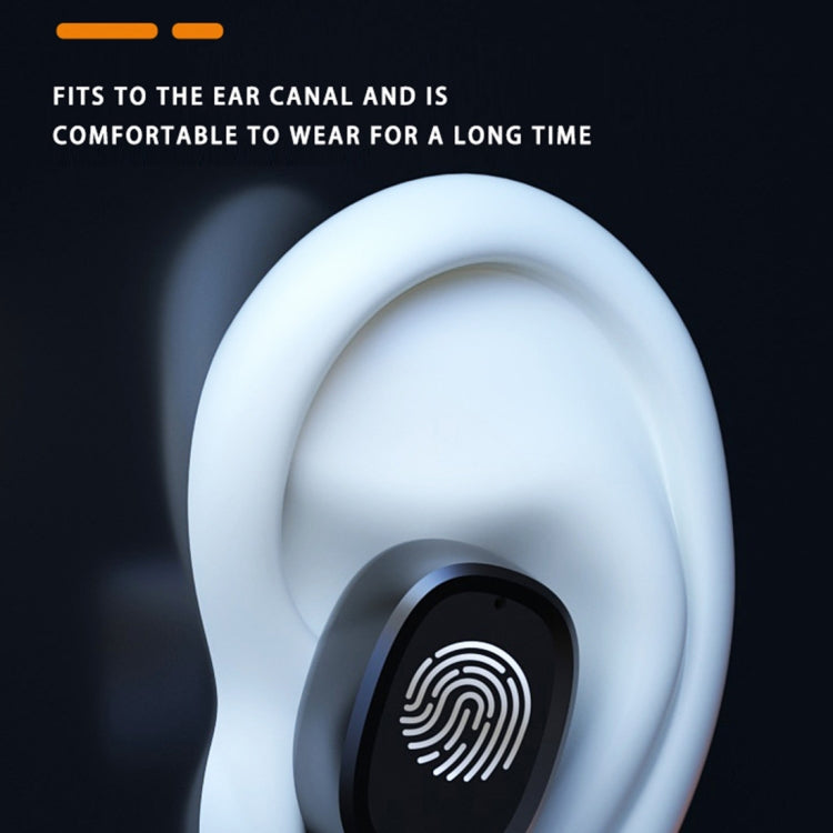 M8 Bluetooth 5.0 TWS Touch Digital Display True Wireless Bluetooth Earphone with Charging Box(Red) by bashfashion