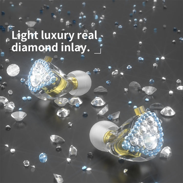 CVJ Liuli 3.5mm In-ear Wired Headphones,Length 2.5m (Blue) by CVJ