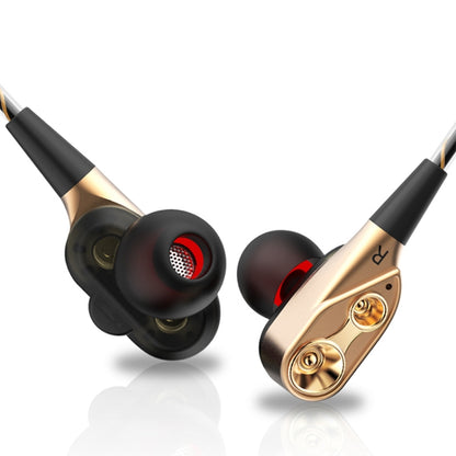 QKZ CK8 HiFi In-ear Four Unit Sports Music Headphones (Gold) by QKZ