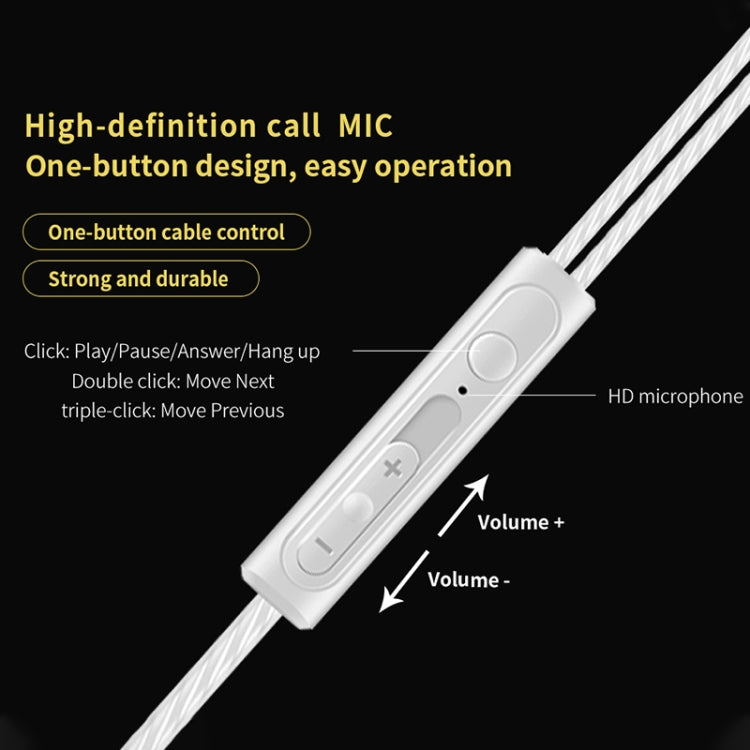 QKZ CK8 HiFi In-ear Four Unit Sports Music Headphones (White) by QKZ