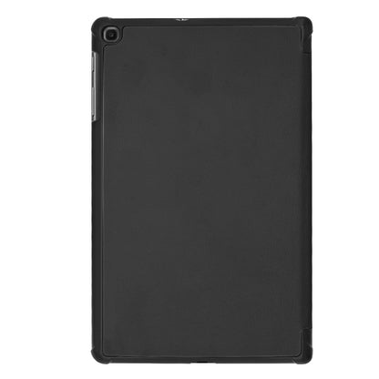 ENKAY PU Leather + Plastic Bottom Case with Three-folding Holder for Galaxy Tab A 10.1 (2019) T510 / T515(Black) by ENKAY