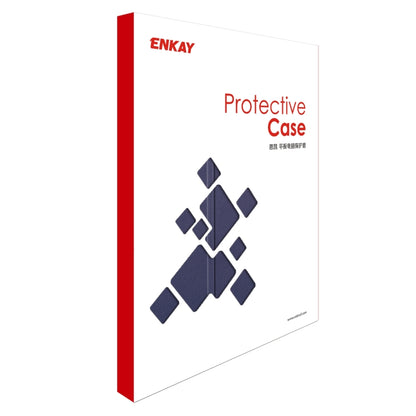 For Samsung Galaxy Tab S6 Lite P610 / P615 / Tab S6 Lite 2022 / P613 / P619 ENKAY 3-Fold Plastic Leather Smart Tablet Case(Light Blue) by ENKAY