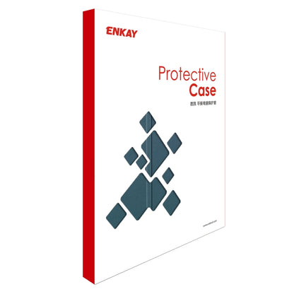 For Samsung Galaxy Tab S6 Lite P610 / P615 / Tab S6 Lite 2022 / P613 / P619 ENKAY Leather Smart Tablet Case with Pen Slot(Blackish Green) by ENKAY