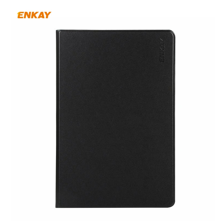 For Samsung Galaxy Tab S6 Lite P610 / P615 / Tab S6 Lite 2022 / P613 / P619 ENKAY Elastic Leather Tablet Case with Holder(Black) by ENKAY