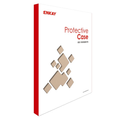 For Samsung Galaxy Tab S6 Lite P610 / P615 / Tab S6 Lite 2022 / P613 / P619 ENKAY Elastic Leather Tablet Case with Holder(Cyan) by ENKAY