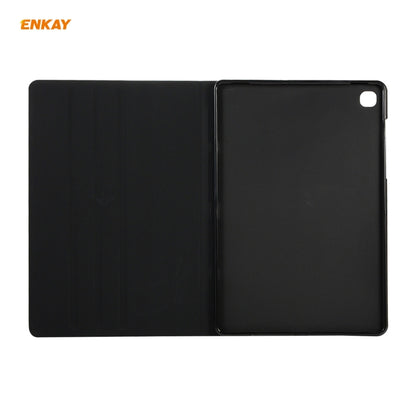 For Samsung Galaxy Tab A7 10.4 T500 / T505 2020 / 2022 ENKAY Horizontal Flip PU Leather + TPU Smart Case with Holder & Sleep / Wake-up Function(Dark Blue) by ENKAY