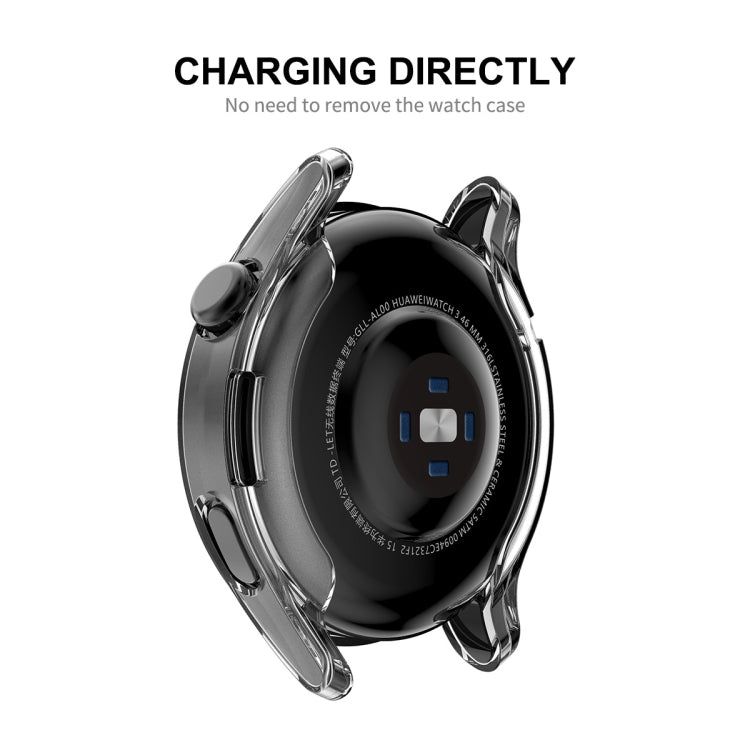 For Huawei Watch 3 46mm ENKAY Hat-Prince Full Coverage Transparent Soft Case TPU HD Clear Cover by ENKAY