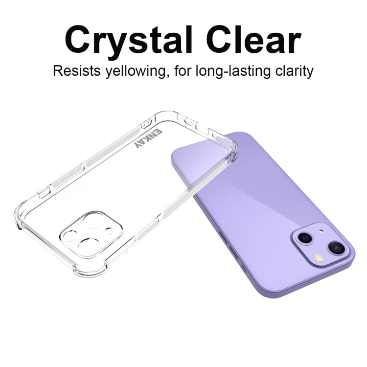 For iPhone 13 mini Hat-Prince ENKAY Clear TPU Shockproof Soft Case Drop Protection Cover by ENKAY