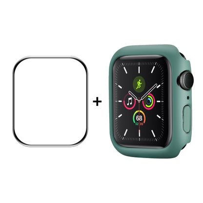 ENKAY Hat-Prince PC Frame + Full Coverage PMMA HD Screen Protector Film For Apple Watch Series 9 / 8 / 7 41mm(Green) by ENKAY