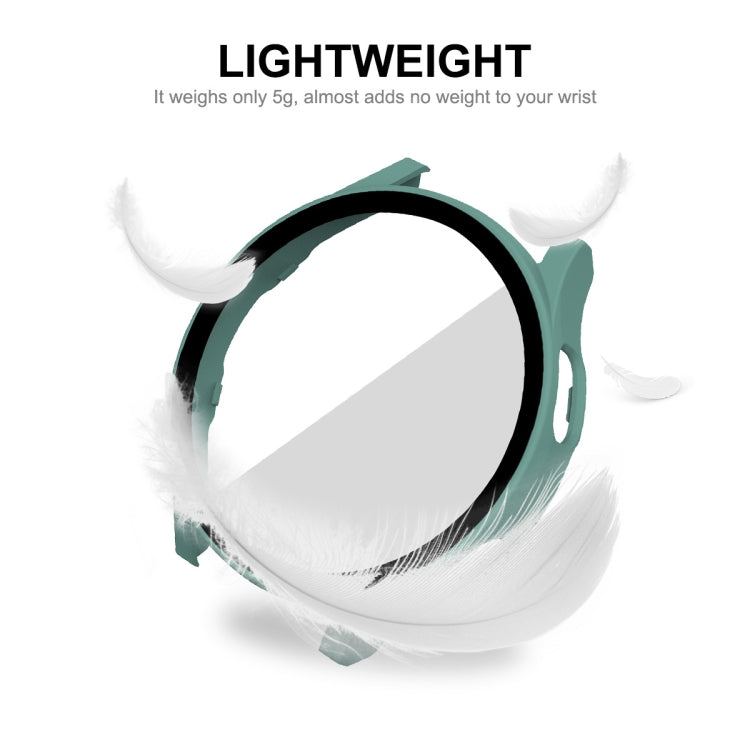 ENKAY Hat-Prince Full Coverage PC Frame + Tempered Glass Protector Composite Case for Samsung Galaxy Watch4 40mm(Black) by ENKAY