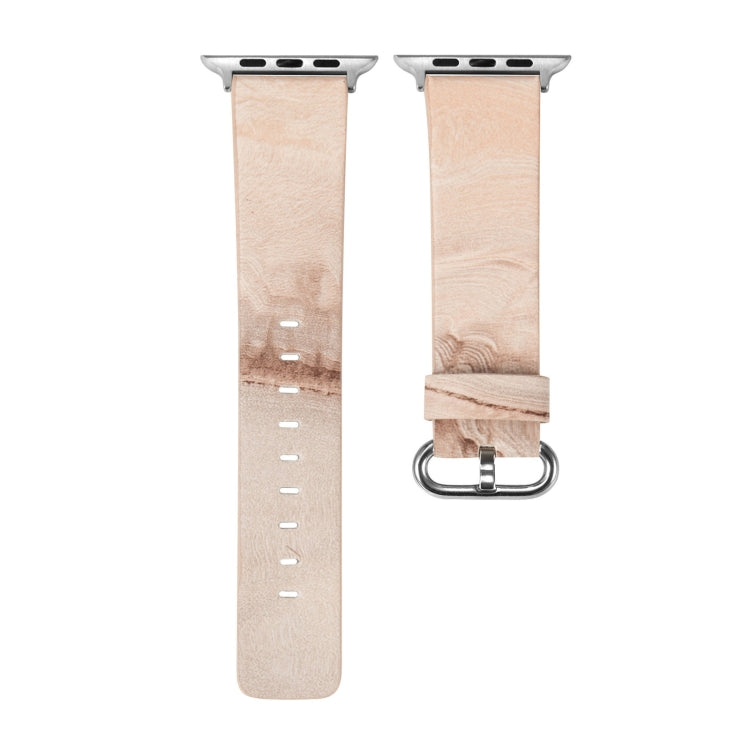 Marbled Leather Strap For Apple Watch Ultra 49mm&Watch Ultra 2 49mm / Series 9&8&7 45mm / SE 3&SE 2&6&SE&5&4 44mm / 3&2&1 42mm(Pink) by bashfashion