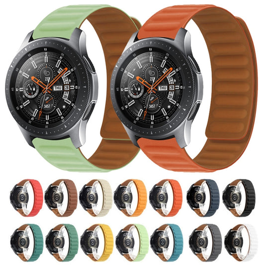 For Samsung Galaxy Gear 2 R380 Silicone Magnetic Watch Band(Orange Red) by bashfashion