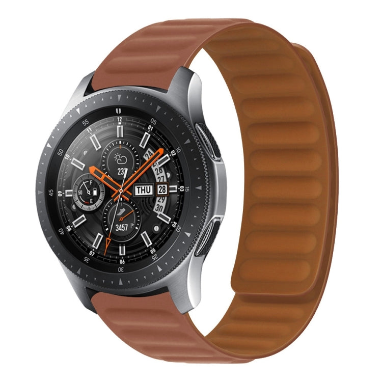 For Samsung Galaxy Gear 2 Neo R381 Silicone Magnetic Watch Band(Brown) by bashfashion