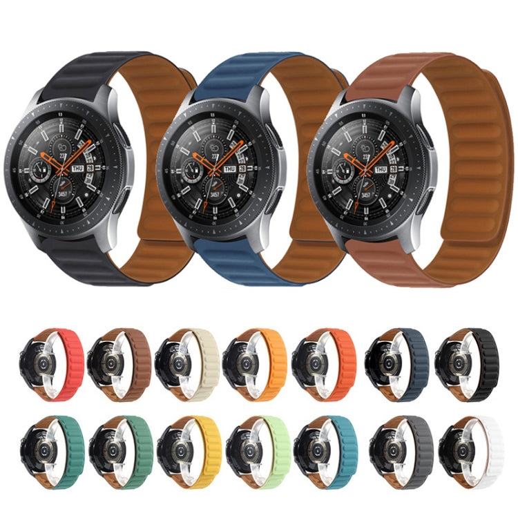 Silicone Magnetic Watch Band For Samsung Galaxy Watch Active(Pine Needle Green) by bashfashion