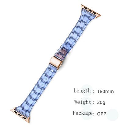 Candy Color Three-Bead Small Waist Strap For Apple Watch Ultra 49mm&Watch Ultra 2 49mm / Series 9&8&7 45mm / SE 3&SE 2&6&SE&5&4 44mm / 3&2&1 42mm(Black) by bashfashion