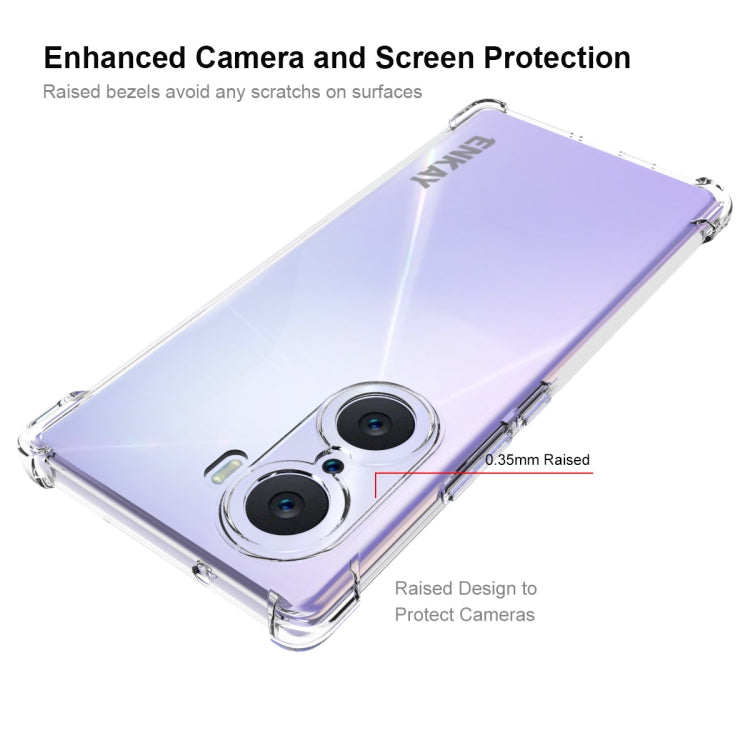 For Honor 60 ENKAY Transparent TPU Shockproof Case by ENKAY