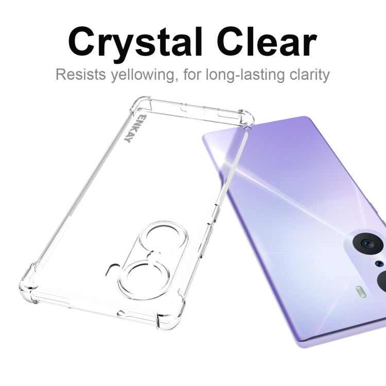 For Honor 60 ENKAY Transparent TPU Shockproof Case by ENKAY