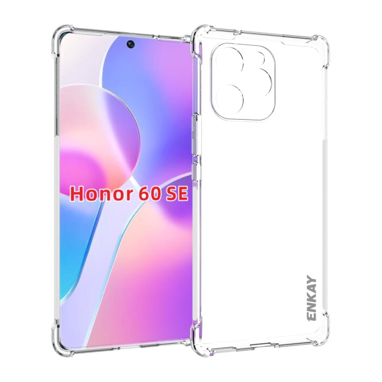 For Honor 60 SE ENKAY Transparent TPU Shockproof Case by ENKAY