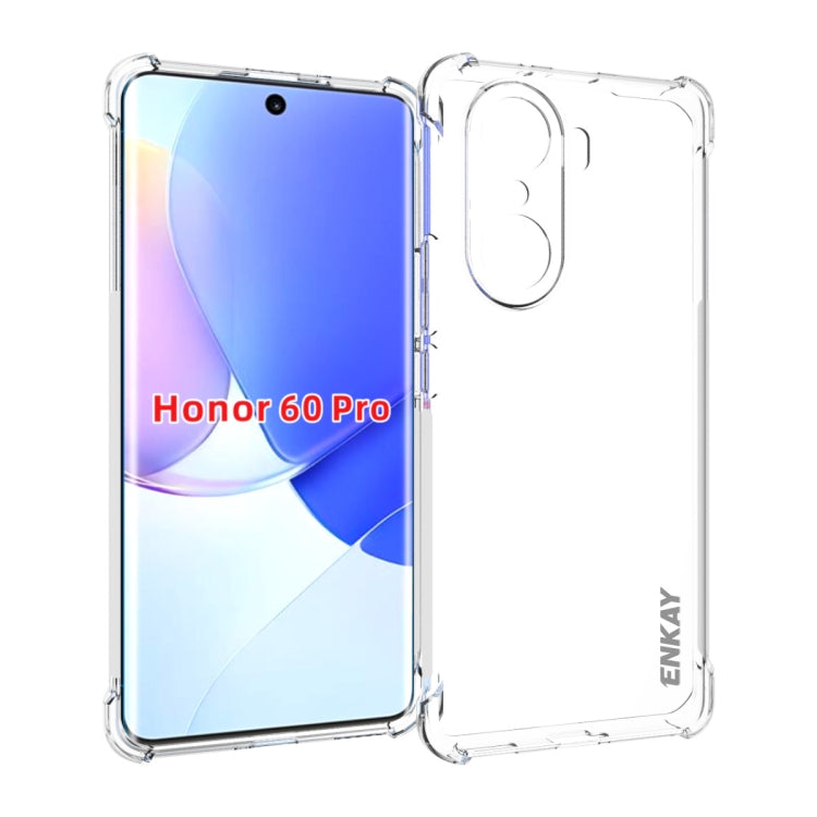 For Honor 60 Pro ENKAY Transparent TPU Shockproof Case by ENKAY