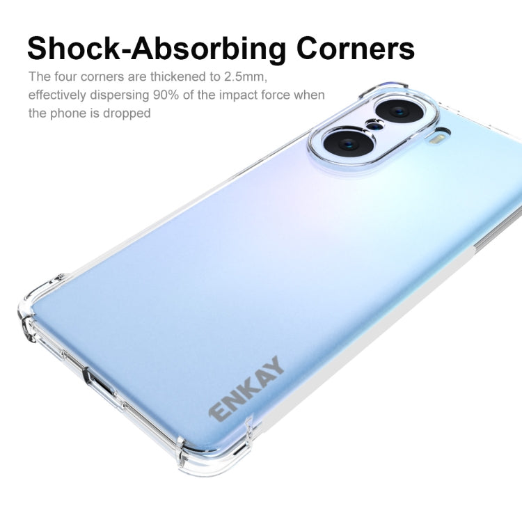 For Honor 60 Pro ENKAY Transparent TPU Shockproof Case by ENKAY