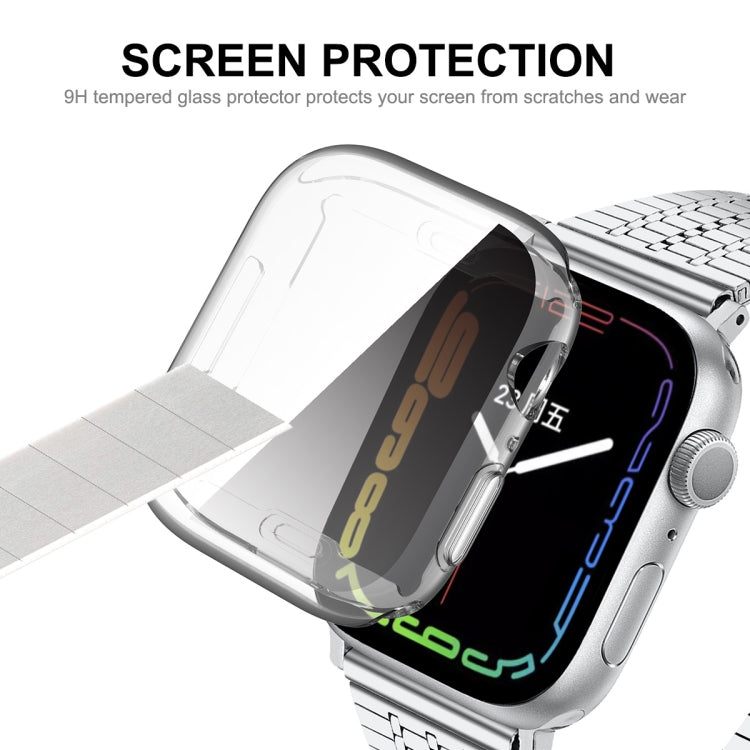 For Apple Watch Series 9 / 8 / 7 45mm ENKAY Hat-Prince Transparent TPU Case by ENKAY