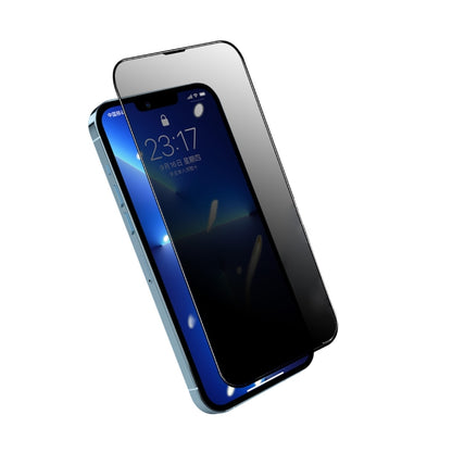 For iPhone 13 Pro Max ENKAY Quick Stick Anti-peeping Tempered Glass Film by ENKAY