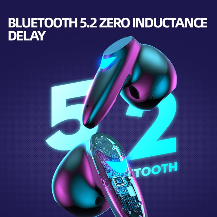 G10 TWS 5.2 Binaural True Stereo Touch Game Bluetooth Earphone(Pink) by bashfashion