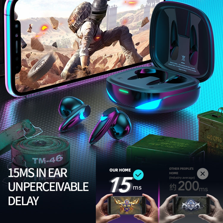 G10 TWS 5.2 Binaural True Stereo Touch Game Bluetooth Earphone(Pink) by bashfashion