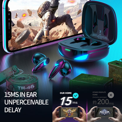 G10 TWS 5.2 Binaural True Stereo Touch Game Bluetooth Earphone(Pink) by bashfashion